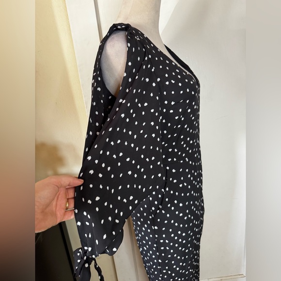 Lulus Aislinn Black Jumpsuit One Shoulder Sleeveless Romper asymmetrical - Picture 5 of 16